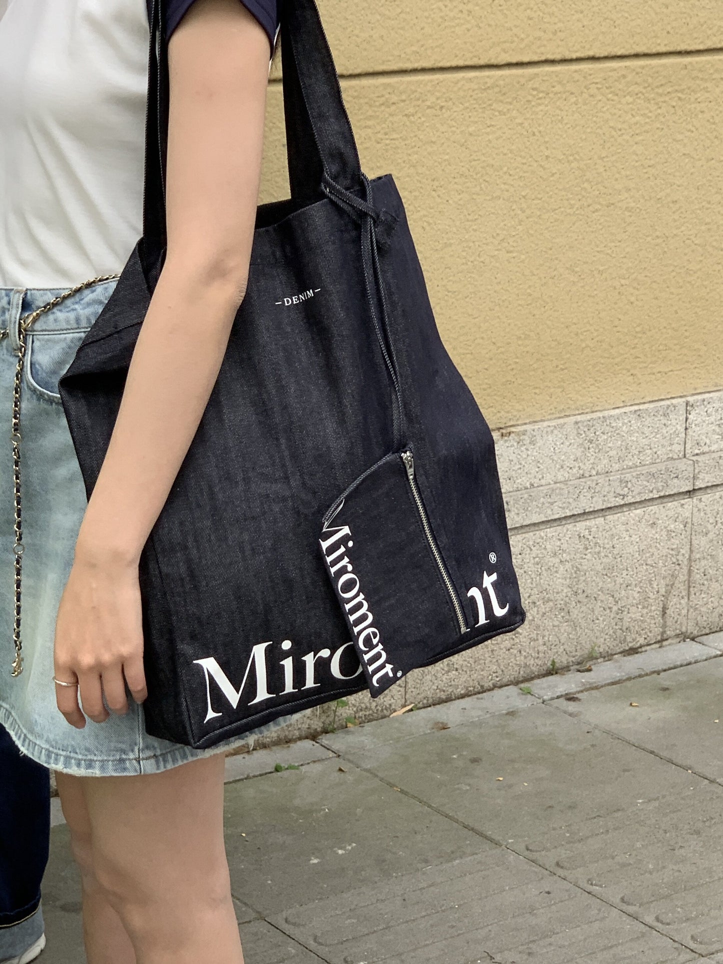 Miroment_Indigo_Open_Top_Casual_Minimalist_Shoulder_Versatile_Everyday_Women'S_Handbag_MISSTT