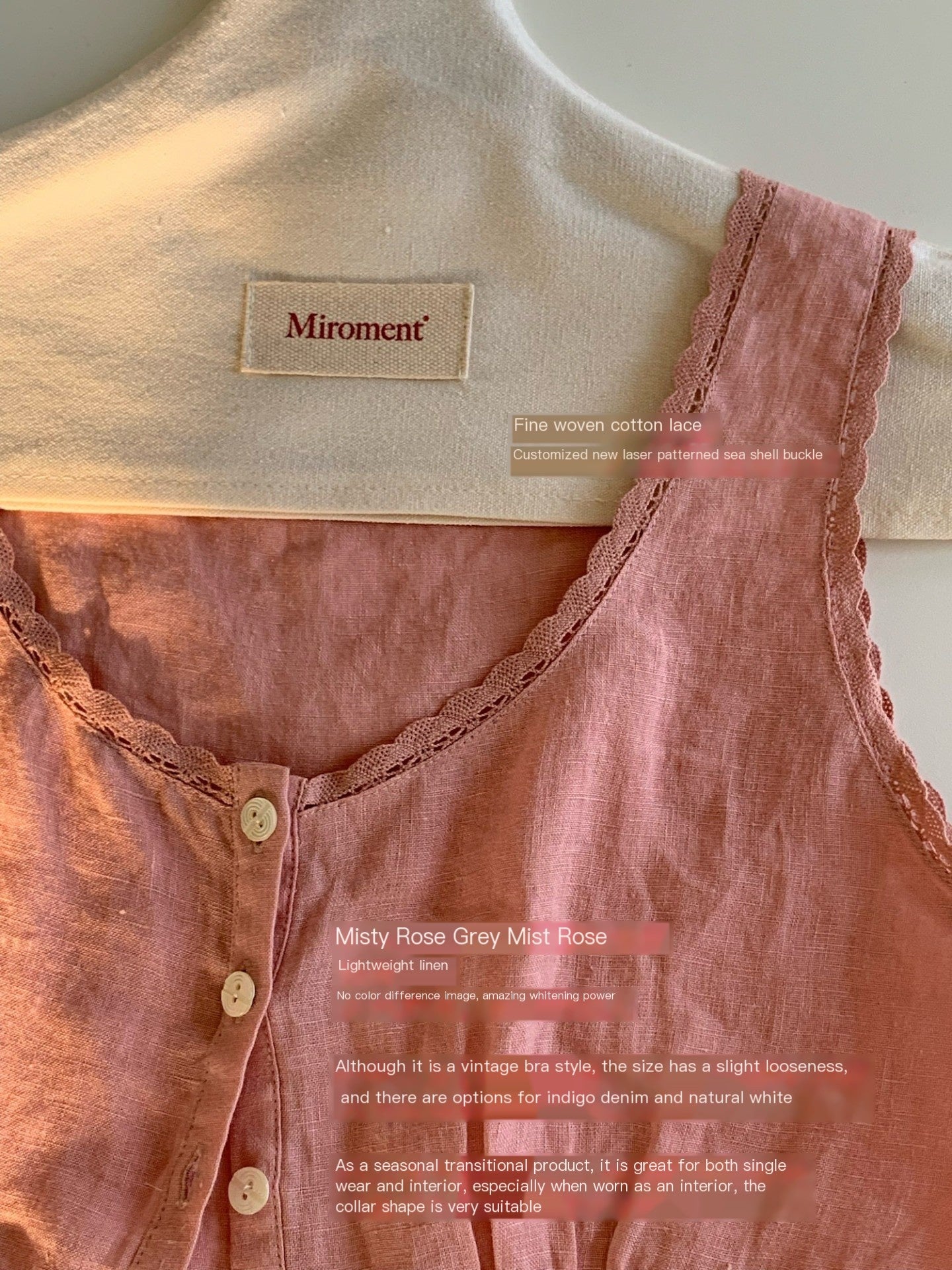 Miroment_Lightweight_Pure_Linen_Short_Open_Cardigan_Vintage_Womens_Single_Wear_Vest_MISSTT