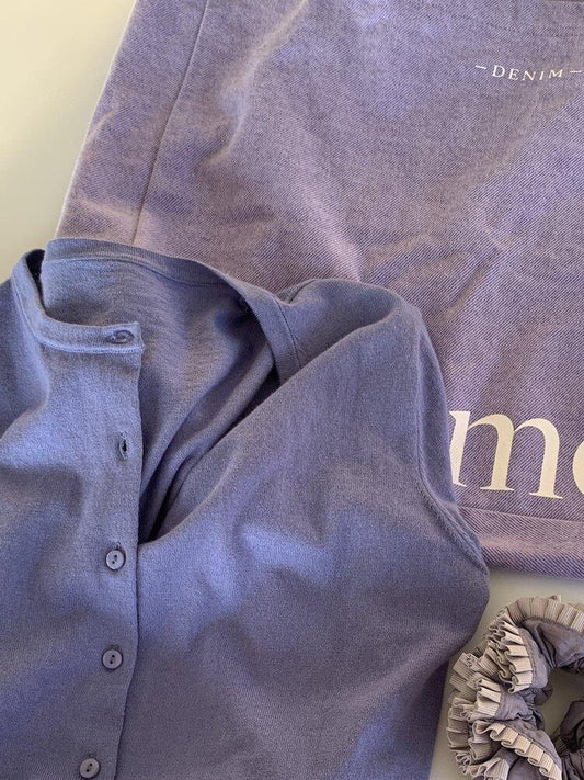 Miroment Uv Protection Soft Cotton Loose Fit Office Cardigan Round Neck Knit Sweater