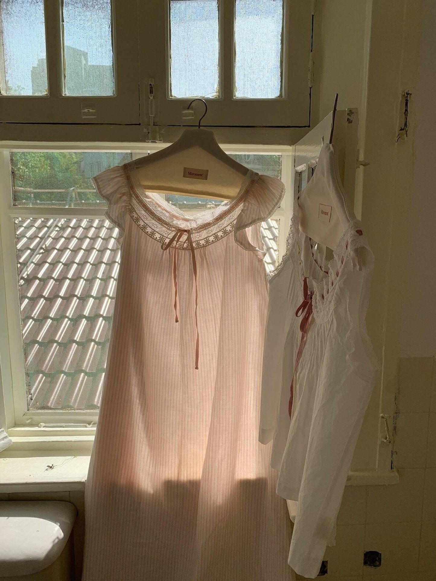 Miroment Soft 100 Percent Cotton Short Sleeve Casual H Fit Women Everyday Maxi Dresses