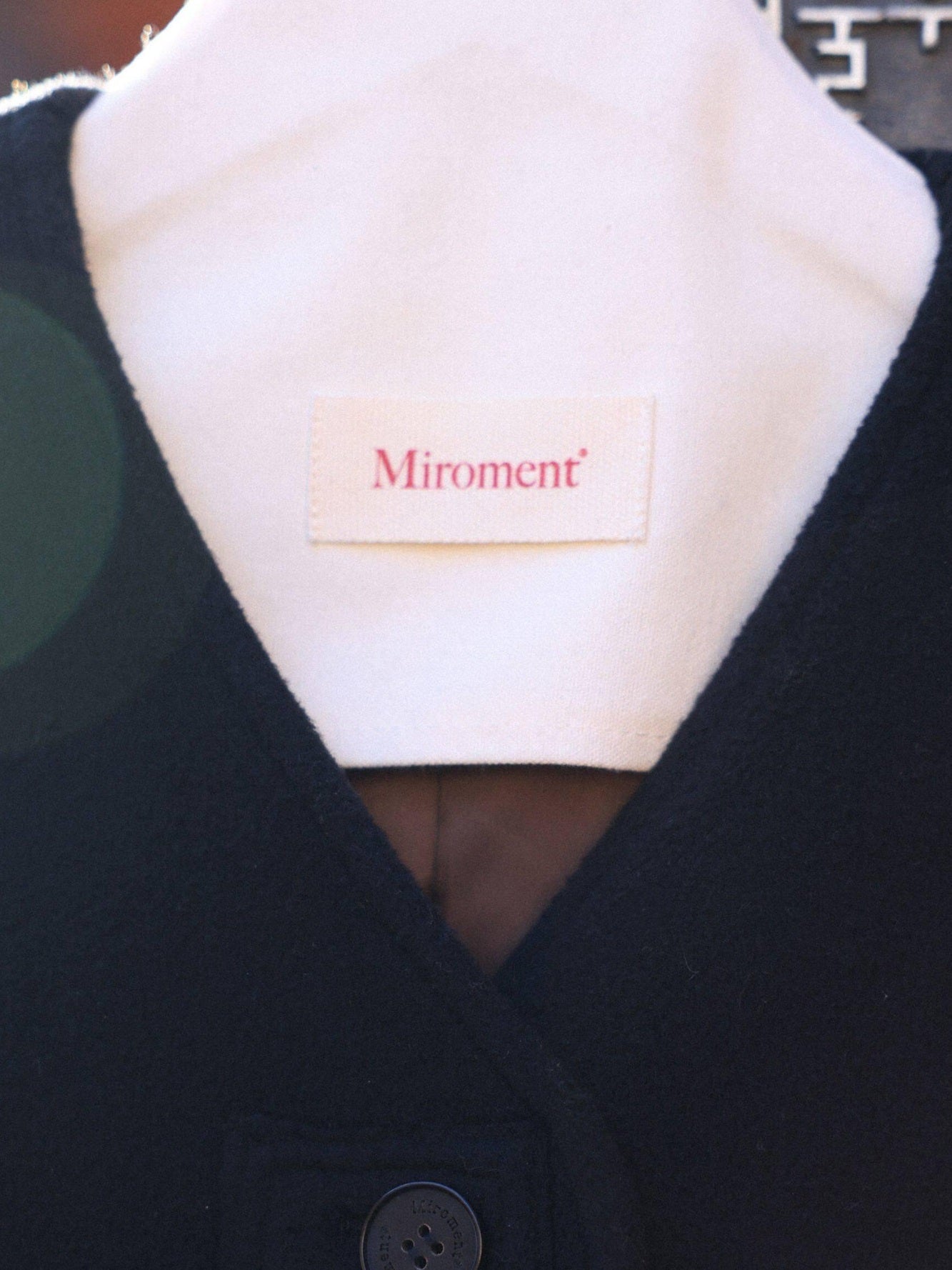 Miroment Soft Wool Cashmere Blend Vintage Collarless Midlength Women Wool Coat