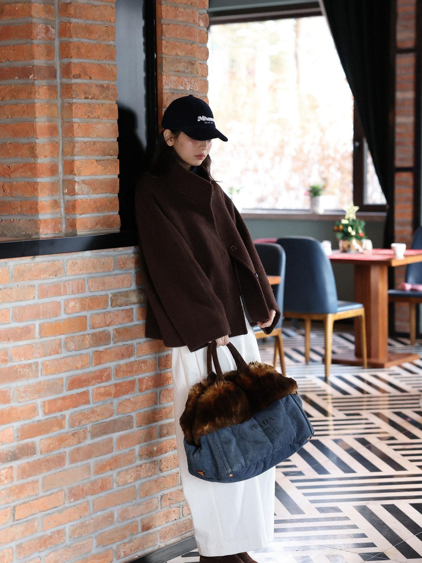 Miroment Elegant Tie Detail Slim Fit Commuter Women Wool Turtleneck Pullover Knit Sweater