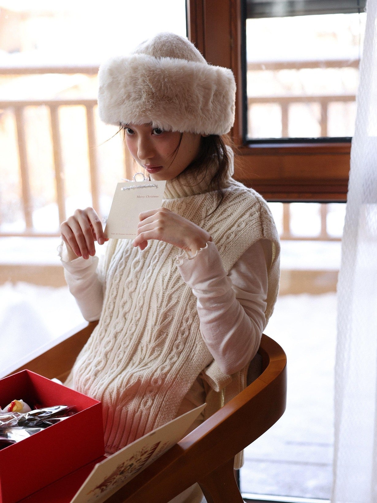 Miroment Soft Wool Turtleneck Loose Fit Layering For Women Solid Pullover Knit Sweater