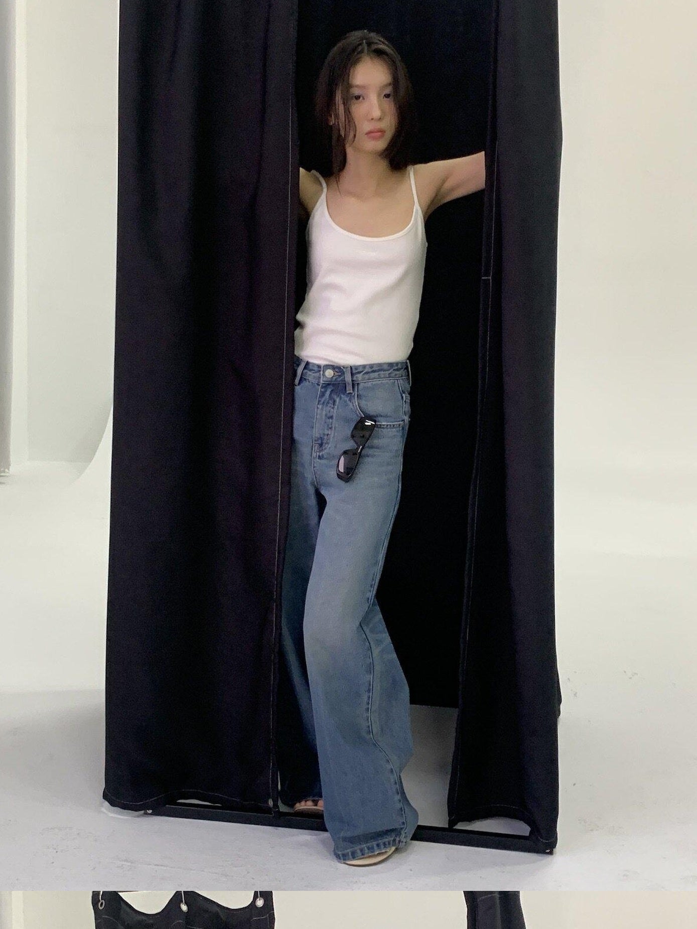 Miroment Vintage Distressed High Waist Loose Fit Cotton Women Classic Denim Jeans