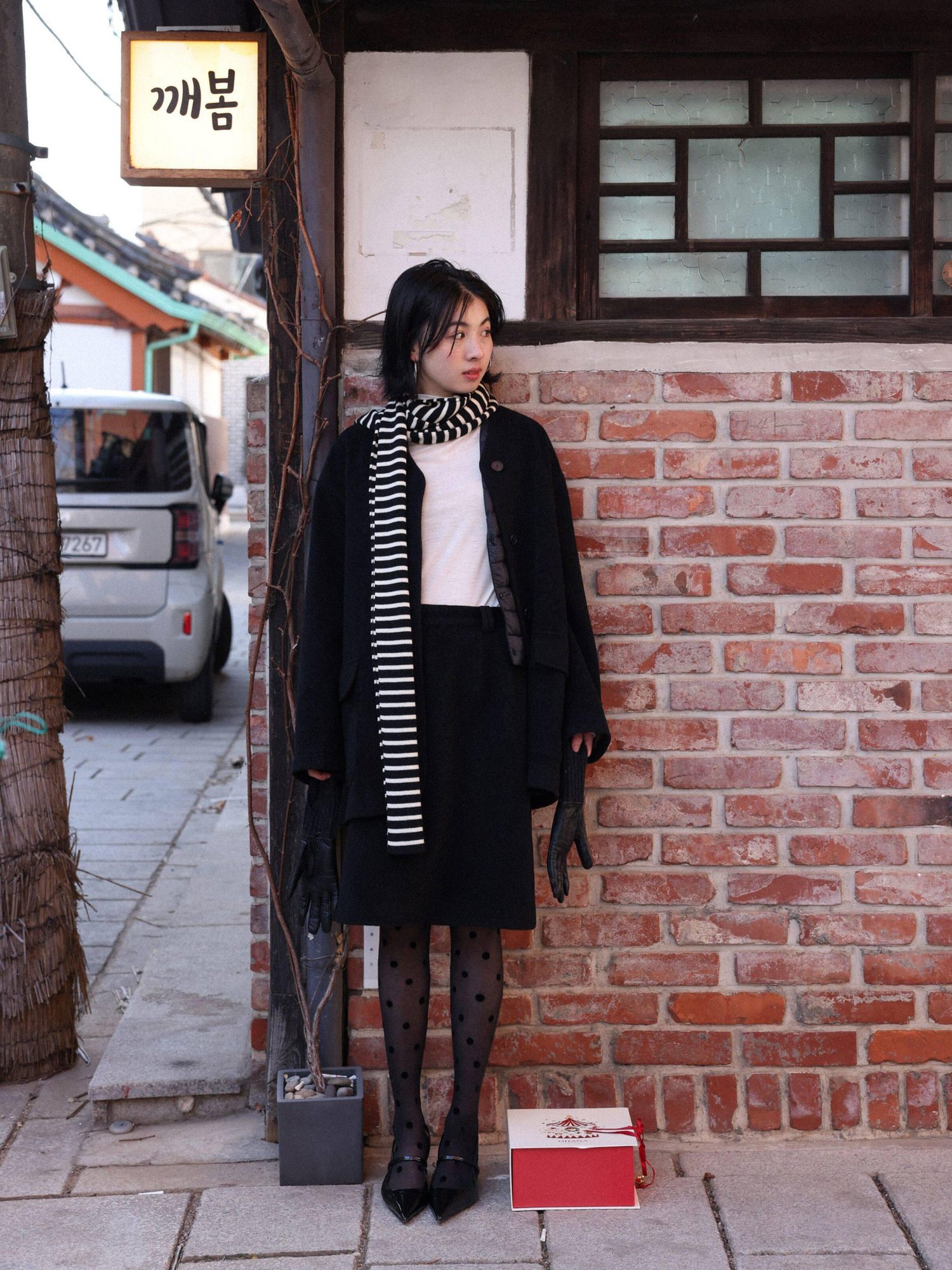Miroment Soft Wool Cashmere Blend Vintage Collarless Midlength Women Wool Coat