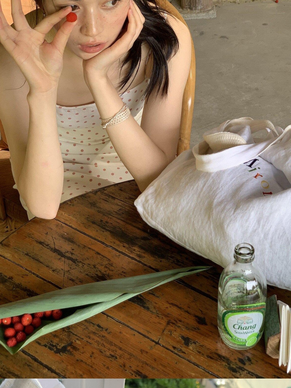 Miroment Colorblock Linen Small Square Shoulder Lightweight Casual Canvas Tote Bag