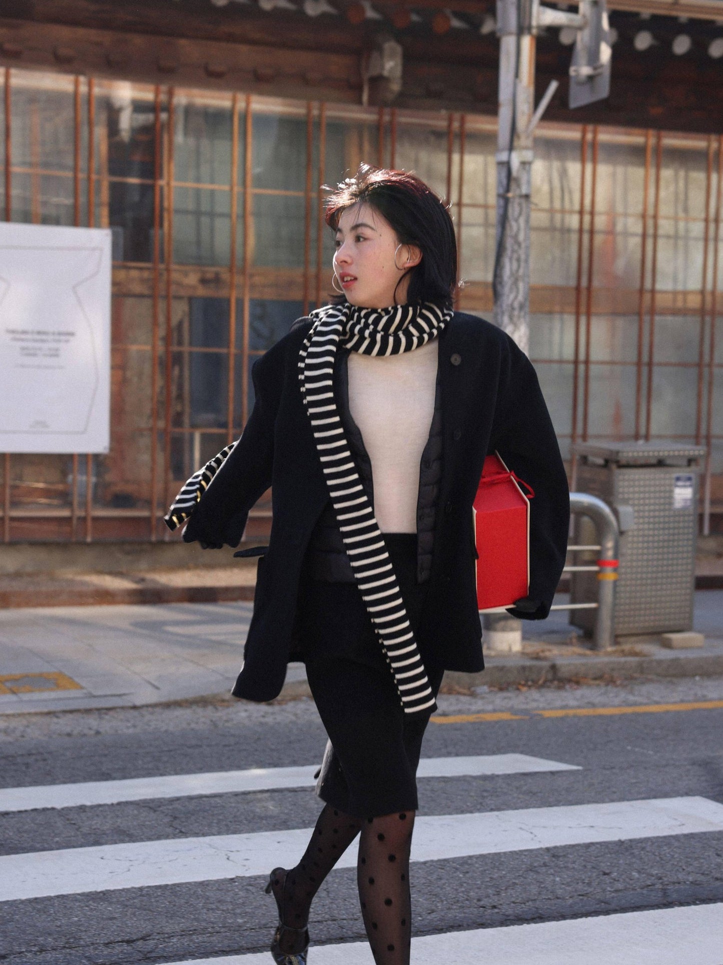 Miroment Soft Wool Cashmere Blend Vintage Collarless Midlength Women Wool Coat