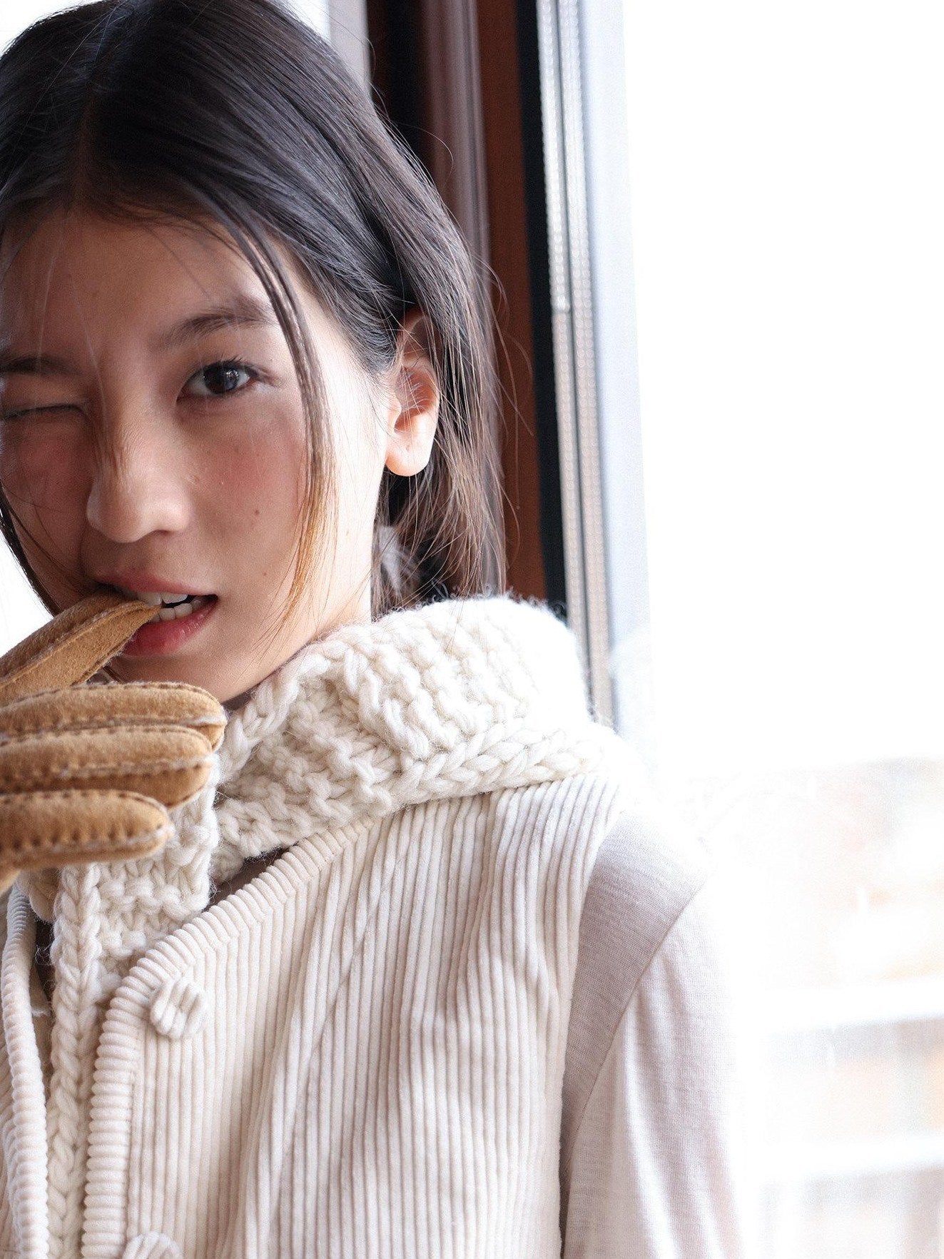Miroment Breathable Cotton Vintage Open Cardigan Loose Outerwear Casual Everyday Vest
