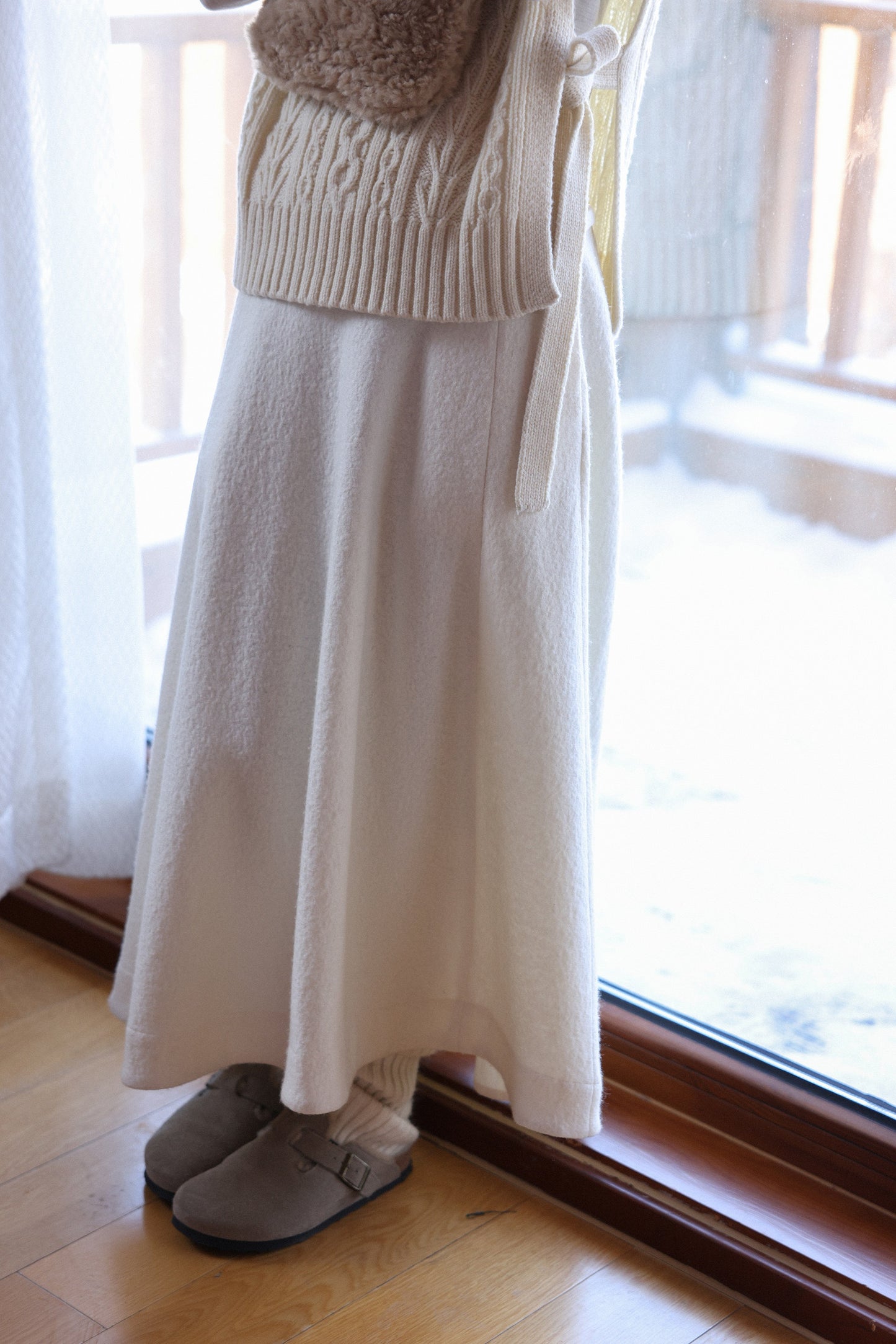 Miroment_Soft_Wool_Blend_Knit_A_Line_Elastic_Waist_Office_Ready_Women_Midi_Skirt_MISSTT