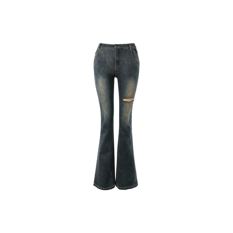 1JINN_STUDIO_Vintage_Faded_Thick_Denim_Slim_Natural_Waist_Women_Straight_Leg_Jeans_MISSTT