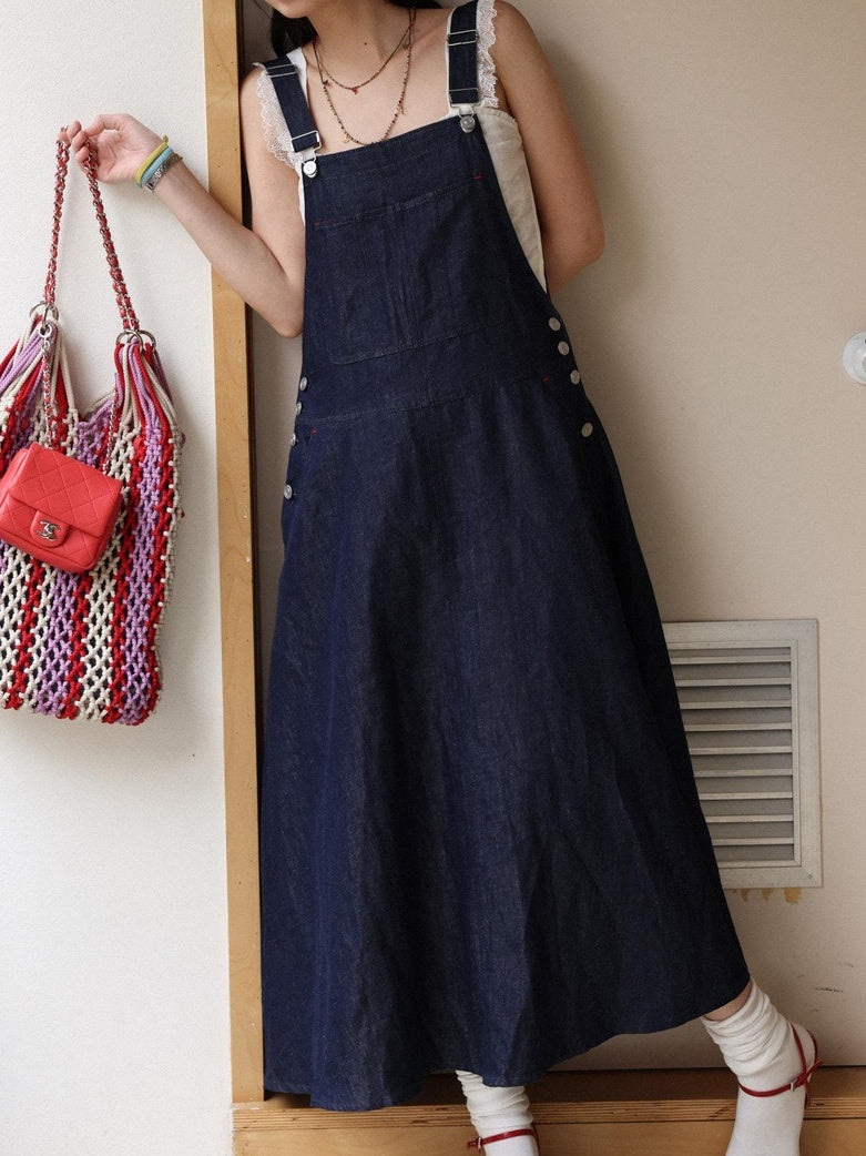 Miroment Breathable Cotton Linen Blend Casual H Fit Sleeveless Everyday Slip Dresses