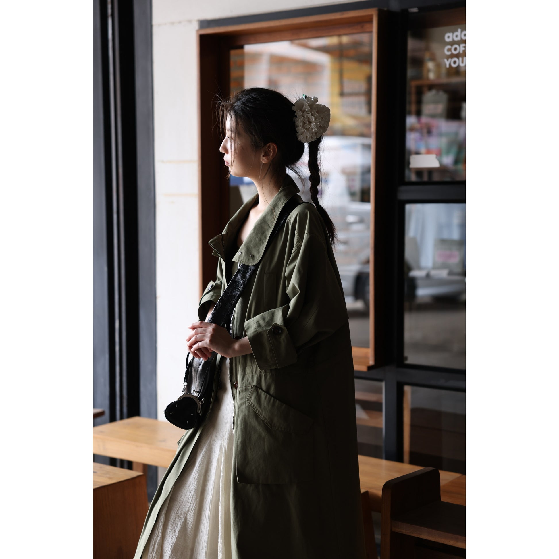 Miroment_Lightweight_Cotton_Lyocell_Loose_Stand_Collar_Midlength_Women_Long_Trench_Coat_MISSTT