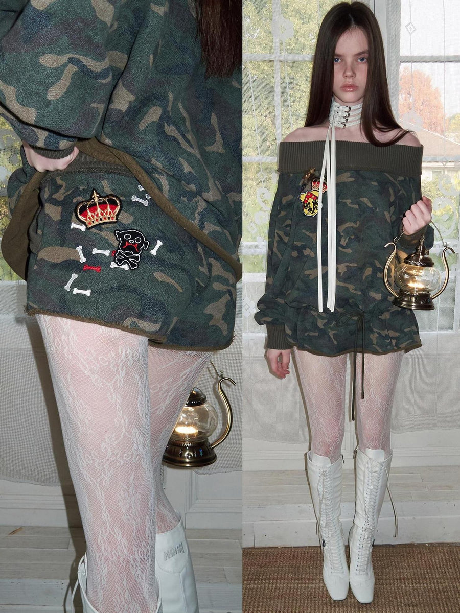 1JINN STUDIO 100 Percent Cotton Slim Fit Low Rise Casual Womens Camo Black Grey Mini Shorts