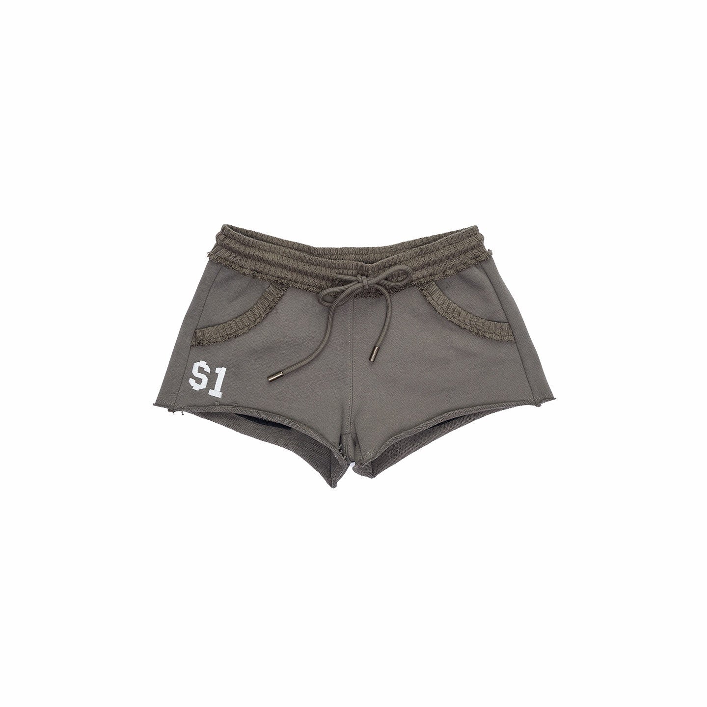 1JINN_STUDIO_100_Percent_Cotton_Slim_Fit_Low_Rise_Casual_Womens_Camo_Black_Grey_Mini_Shorts_MISSTT