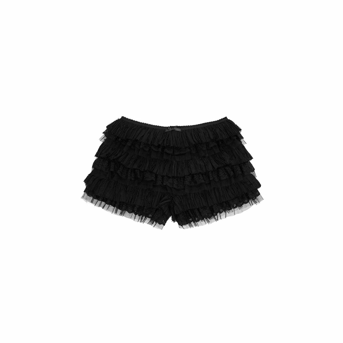 1JINN_STUDIO_Lightweight_Polyester_Casual_Slim_Low_Waist_Women_Black_Beige_Mini_Shorts_MISSTT