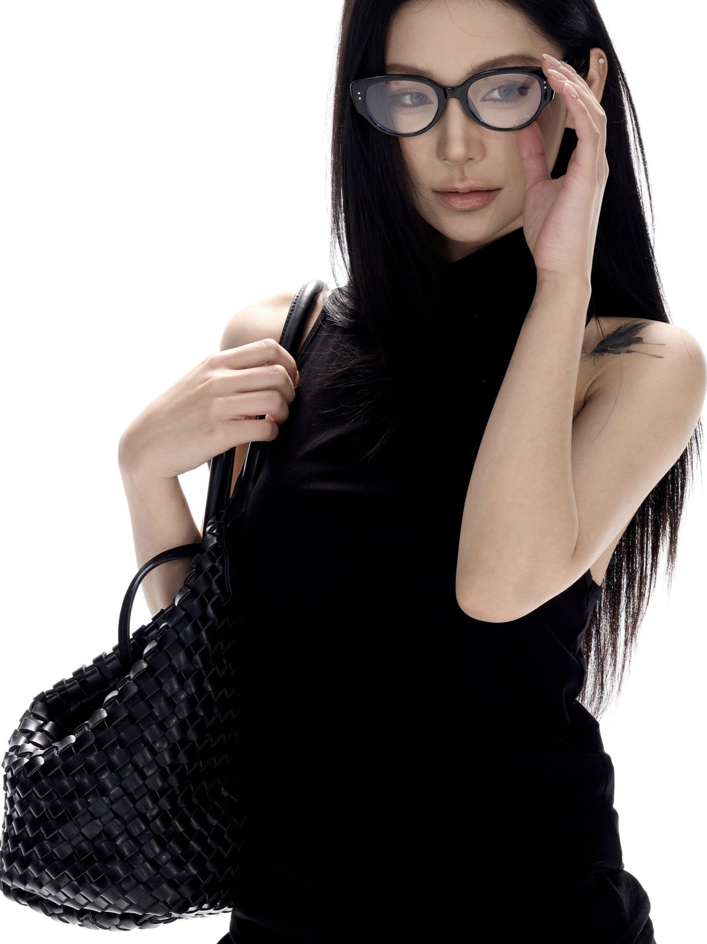 CrushOnit Backless Slim Fit Cotton Half High Neck Racerback Women High Stretch Tank Tops