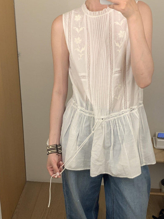 Miroment 100 Percent Cotton Versatile Loose Fit Pullover Casual Solid Racerback Tank Tops