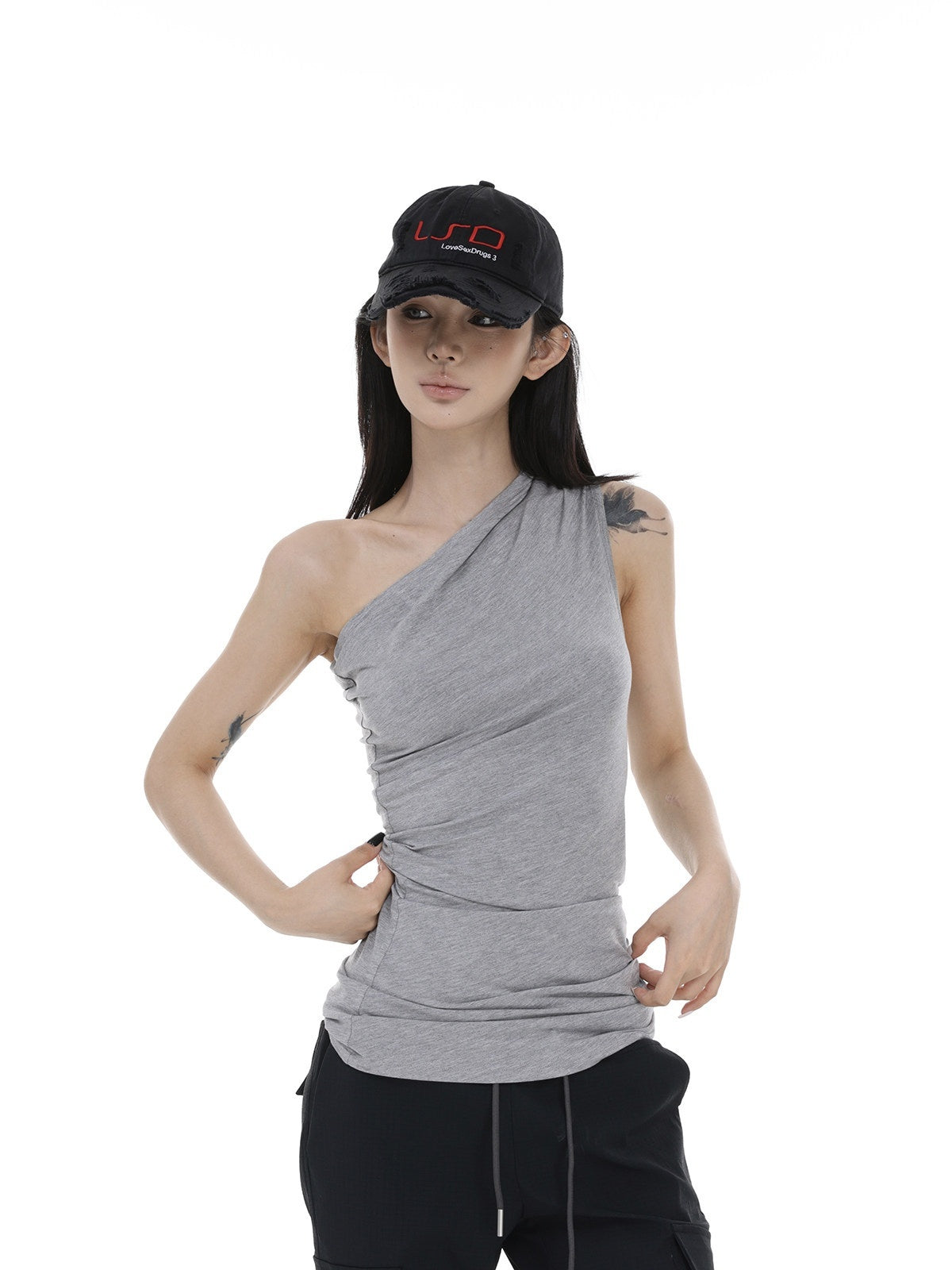 CrushOnit_Versatile_Asymmetrical_Slim_Fit_Off_Shoulder_Cotton_Stretch_Women_Tank_Tops_MISSTT