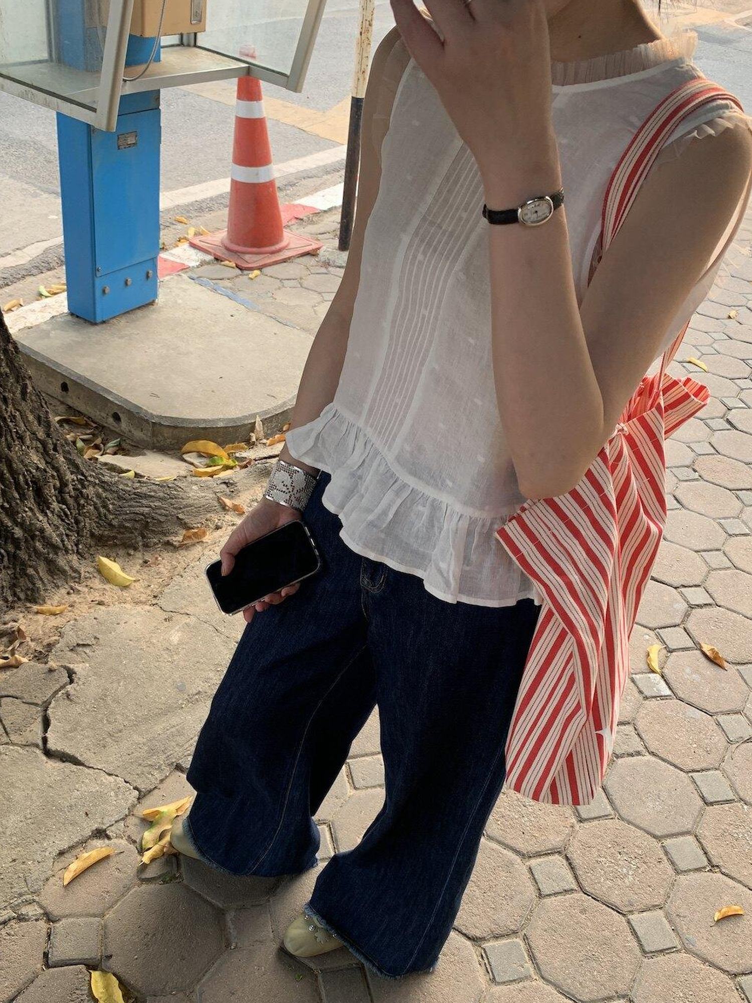 Miroment High Waist Straight Leg Cotton Non Stretch Casual Women Classic Blue Denim Jeans