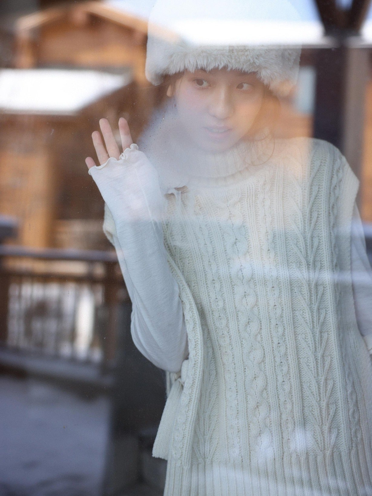 Miroment Soft Wool Turtleneck Loose Fit Layering For Women Solid Pullover Knit Sweater