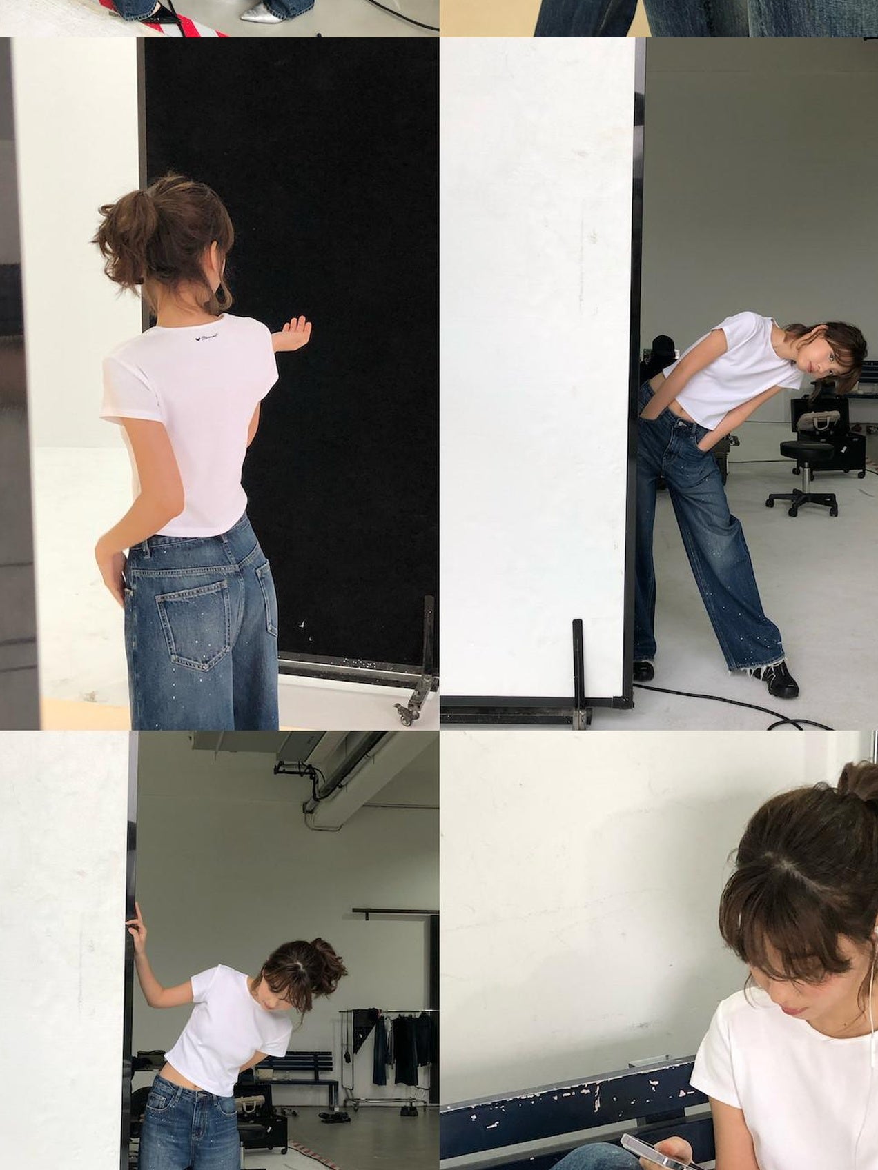 Miroment Soft Cotton Polyester Slim Fit Crop Round Neck Office Solid Fitted Tank Tops