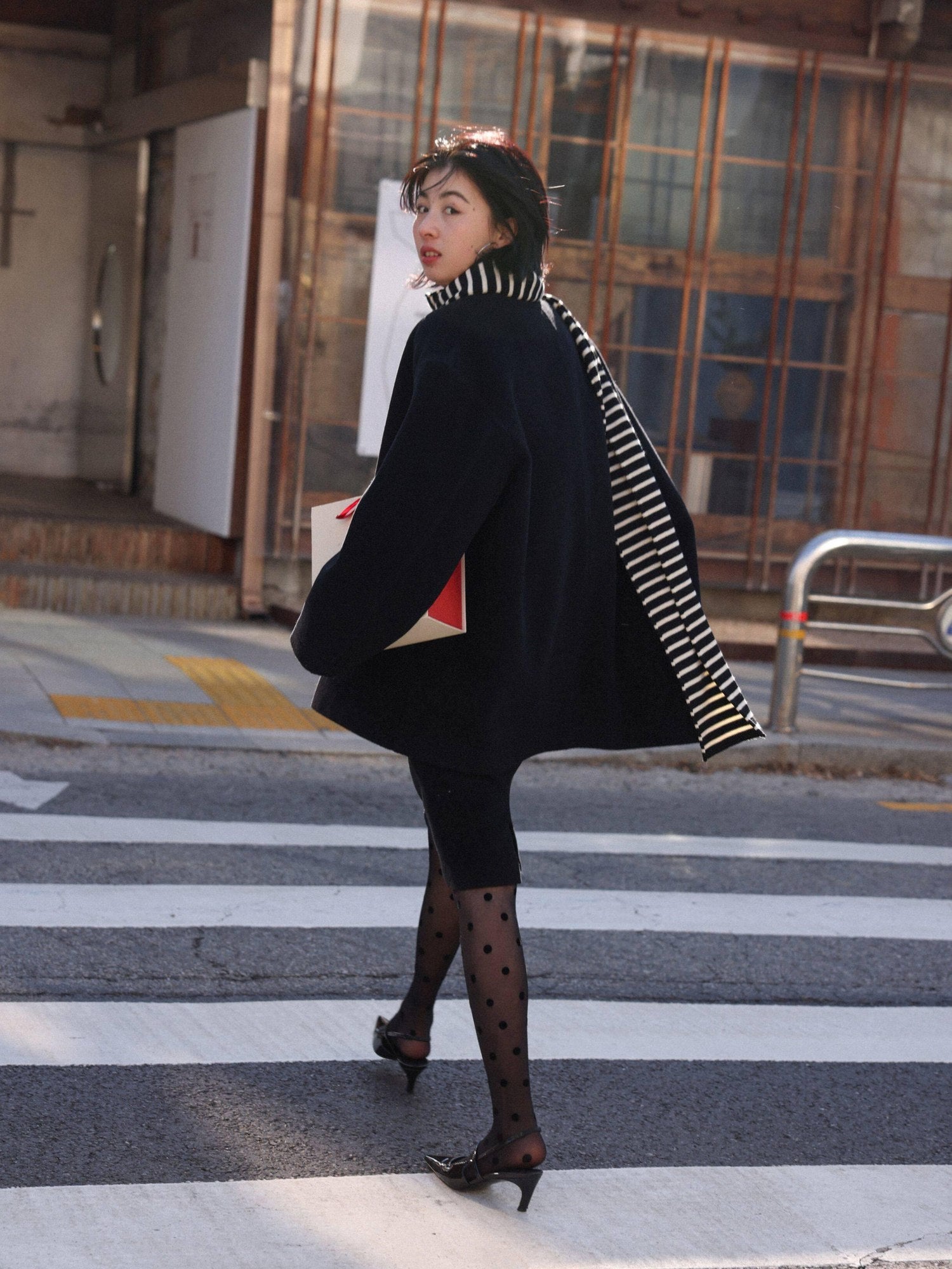 Miroment Soft Wool Cashmere Blend Vintage Collarless Midlength Women Wool Coat