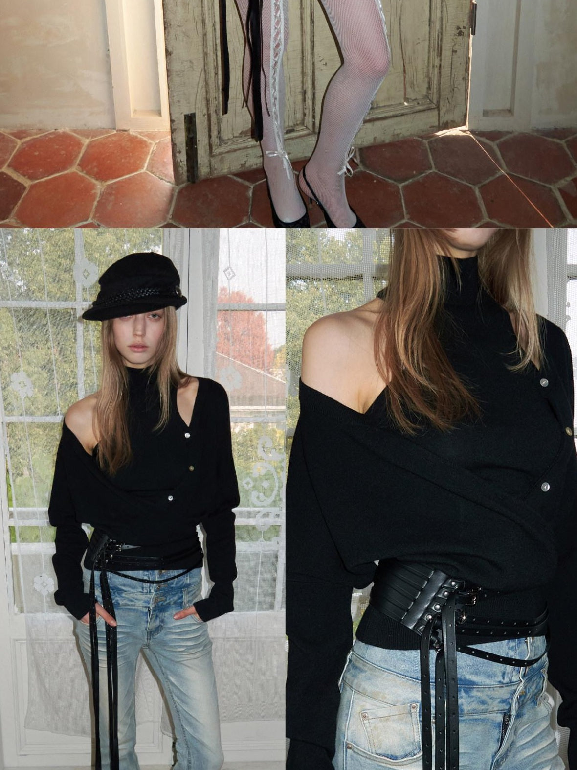 1JINN STUDIO Tassel Pu Leather Belt Metal Pin Buckle Elegant Women Fashion Accessory Belts
