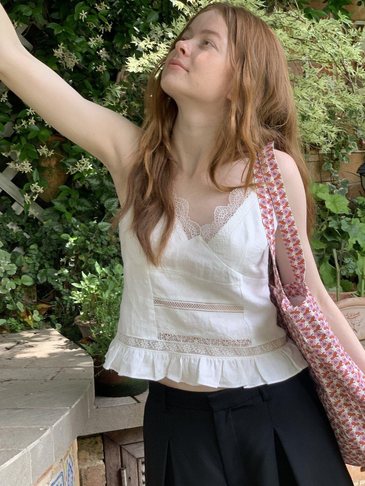 Miroment Breathable 100 Percent Linen Loose Fit Strappy Women Everyday Solid Cami Tops