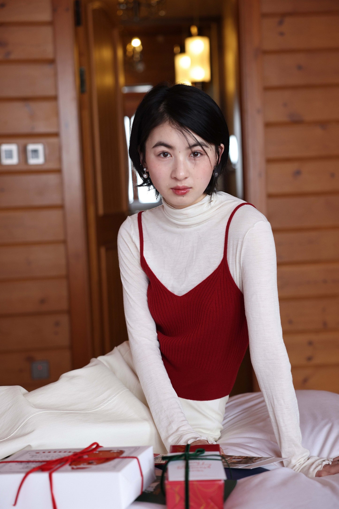 Miroment_100_Percent_Cashmere_Soft_Cardigan_Women_Dreamy_Red_Blue_Knit_Sweaters_MISSTT