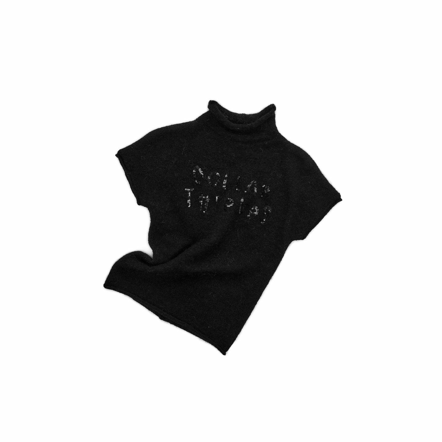 1JINN_STUDIO_Cozy_Knit_Cropped_High_Neck_Short_Sleeve_Casual_Women_Letter_Print_Sweaters_MISSTT