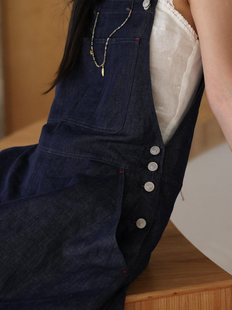 Miroment Breathable Cotton Linen Blend Casual H Fit Sleeveless Everyday Slip Dresses