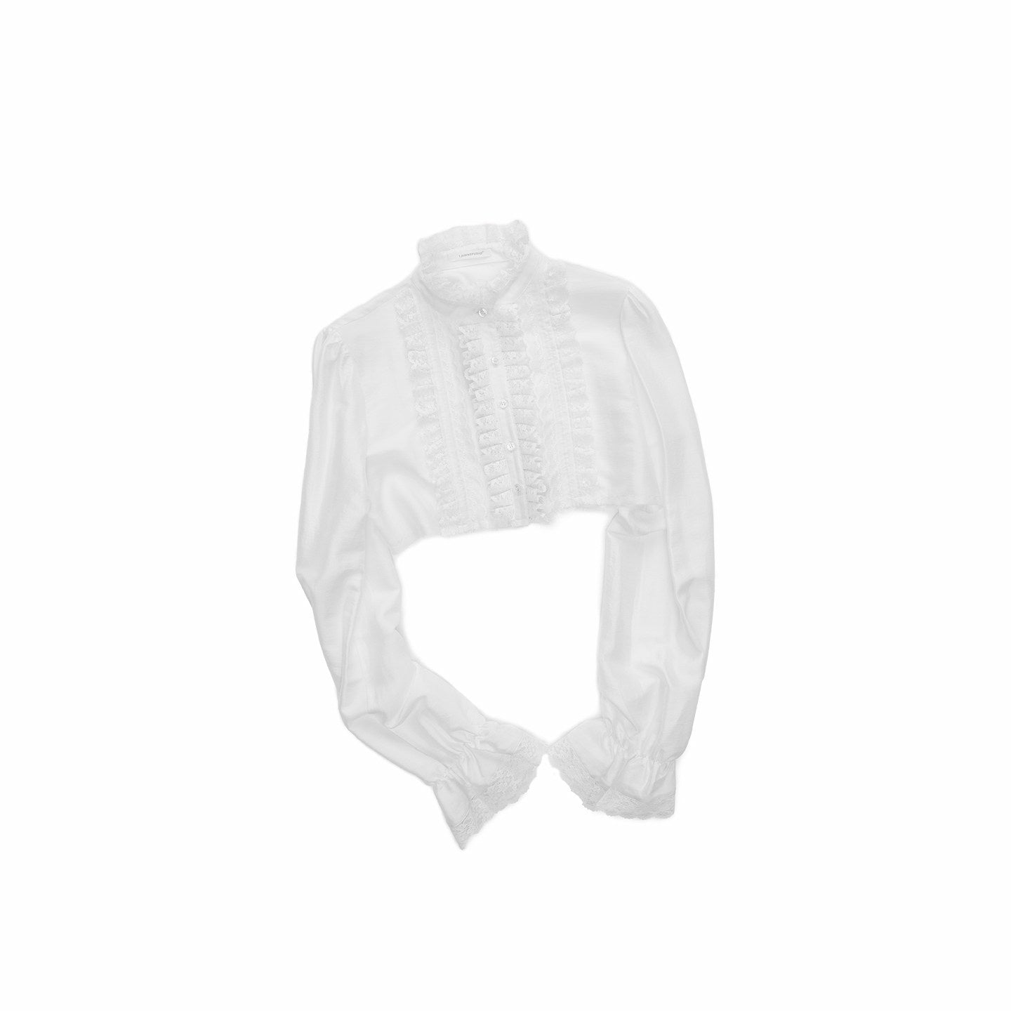 1JINN_STUDIO_Shape_Retaining_Victorian_Lace_Puff_Sleeve_Cropped_Stand_Collar_Women_Blouses_MISSTT