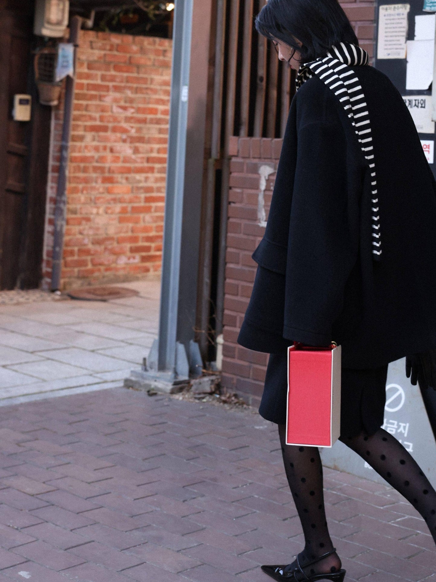 Miroment Soft Wool Cashmere Blend Vintage Collarless Midlength Women Wool Coat