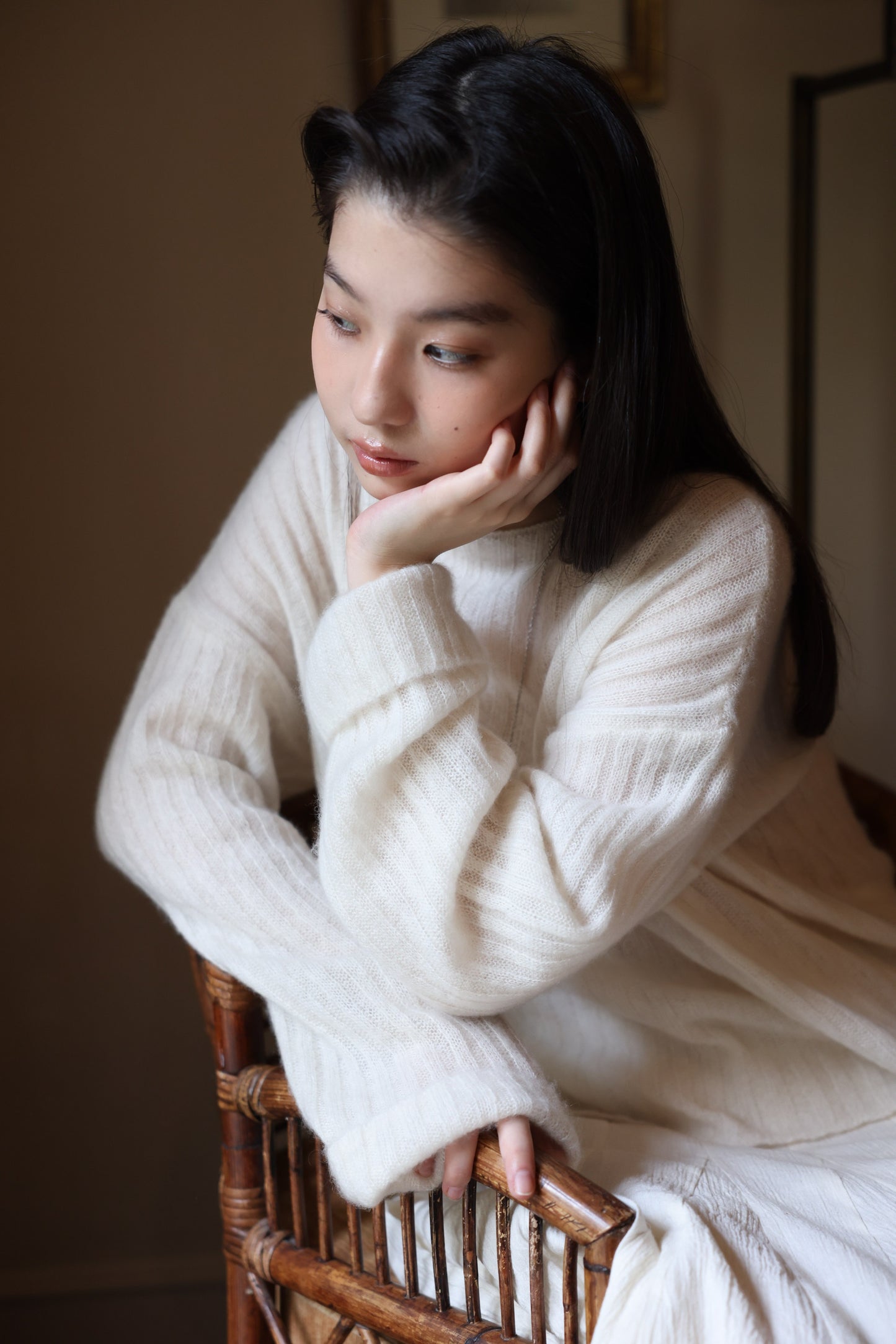 Miroment_Ultra_Soft_Cashmere_Office_Loose_Openwork_Round_Neck_Women_Knit_Sweater_MISSTT